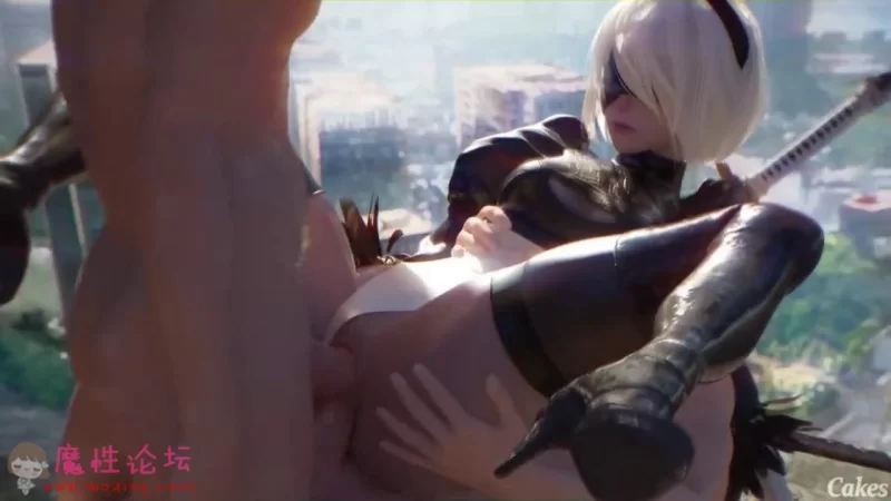 Nier Automata 2B Double Penetration (Animation W_Sound)[00-00-01][20190501-022252418].jpg